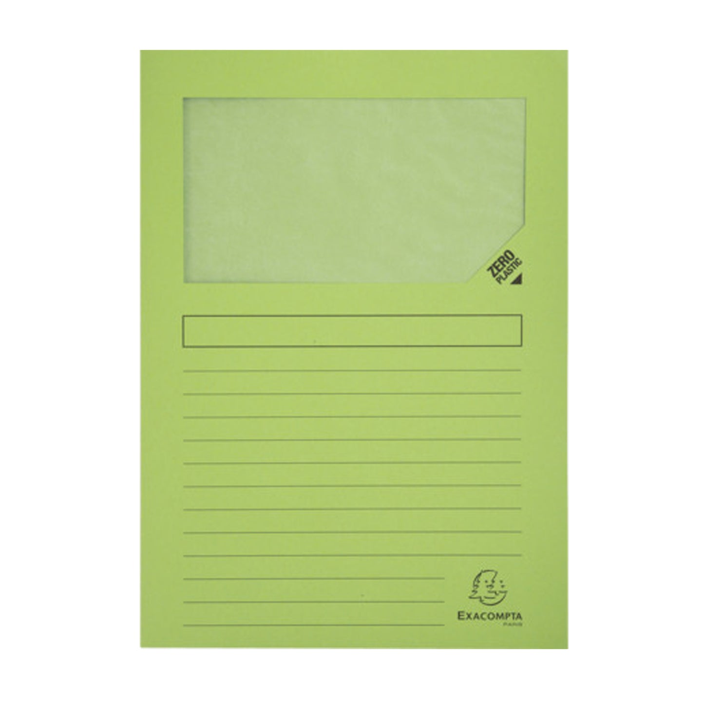 Cartellina a L con finestra Forever - 130g - A4 - colori assortiti - Exacompta - conf. 10 pezzi