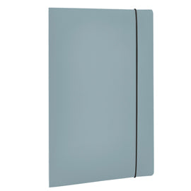 Cartella 3 lembi con elastico HOLOS - A4 - PP - azzurro - Fellowes