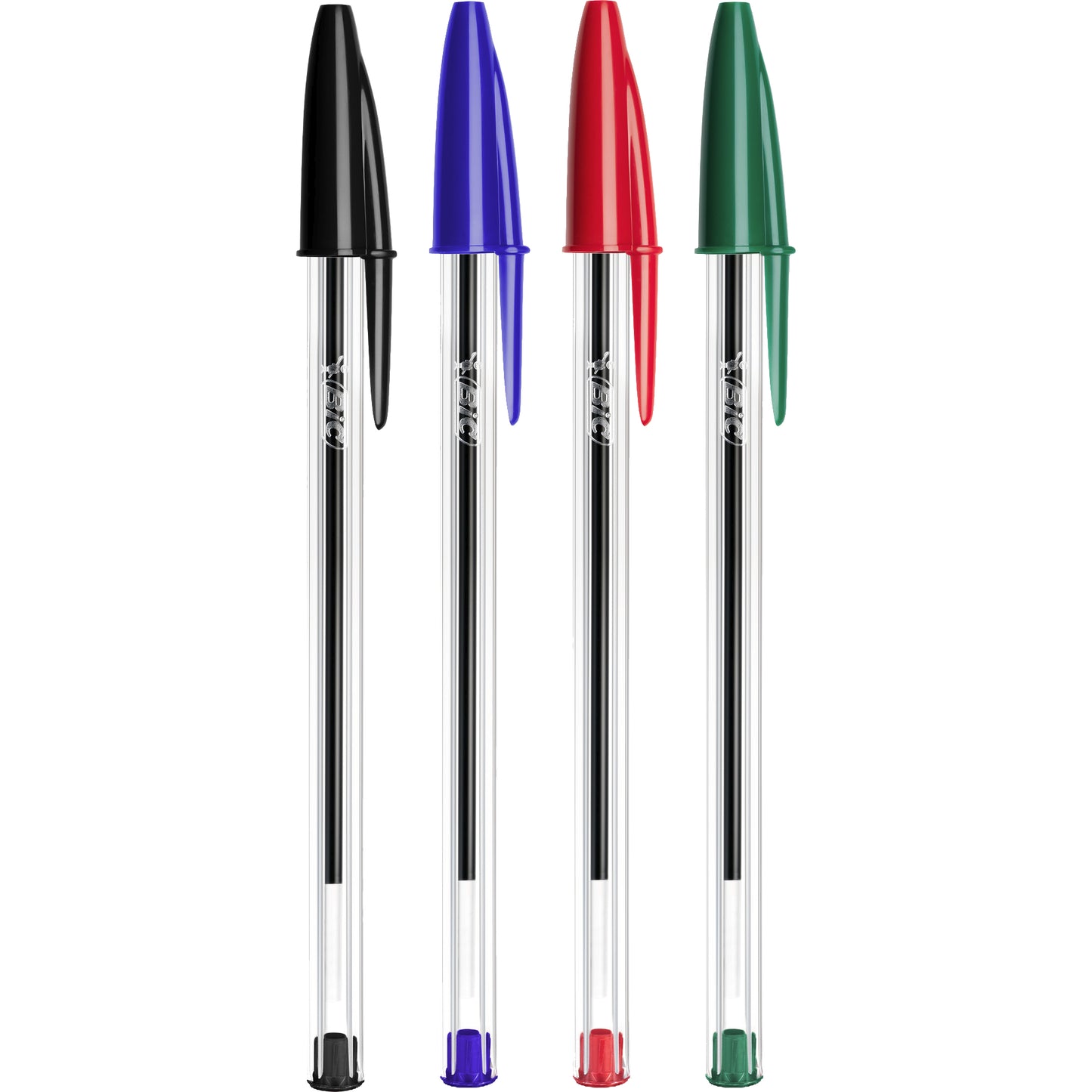 Penna a sfera Cristal - punta media 1,0mm - colori assortiti - Bic - conf. 10 pezzi