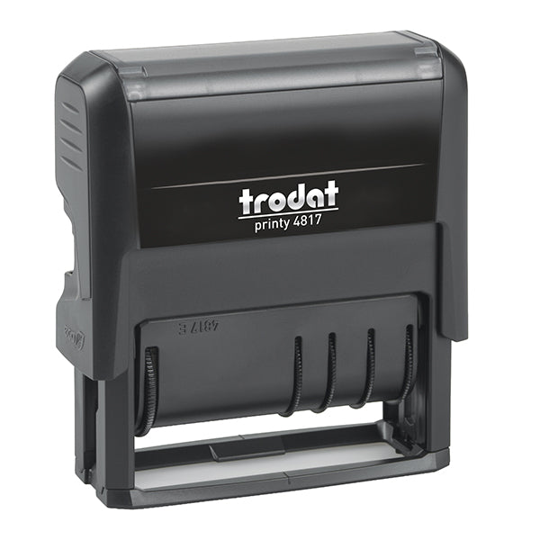 Timbro Printy P4 Dater Eco 4817 Datario + Polinomio - 3,8 mm - autoinchiostrante - Trodat