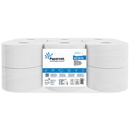 Carta igienica Centrefeed Mini Jumbo - 2 veli - 15 gr - diametro 19 cm - 10,75 cm x 210 m - bianco - Papernet