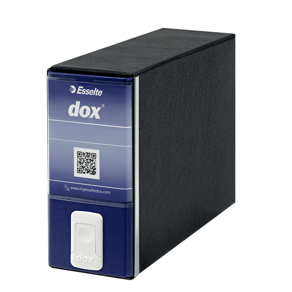 Registratore Dox 3 - dorso 8 cm - memorandum 23 x 18 cm - blu - Esselte Dox