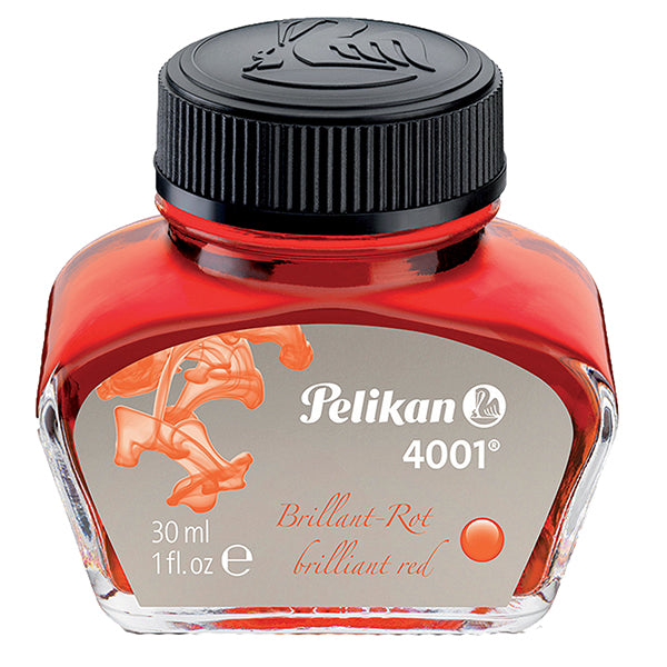 Inchiostro stilografico 4001 - 30 ml - rosso - Pelikan