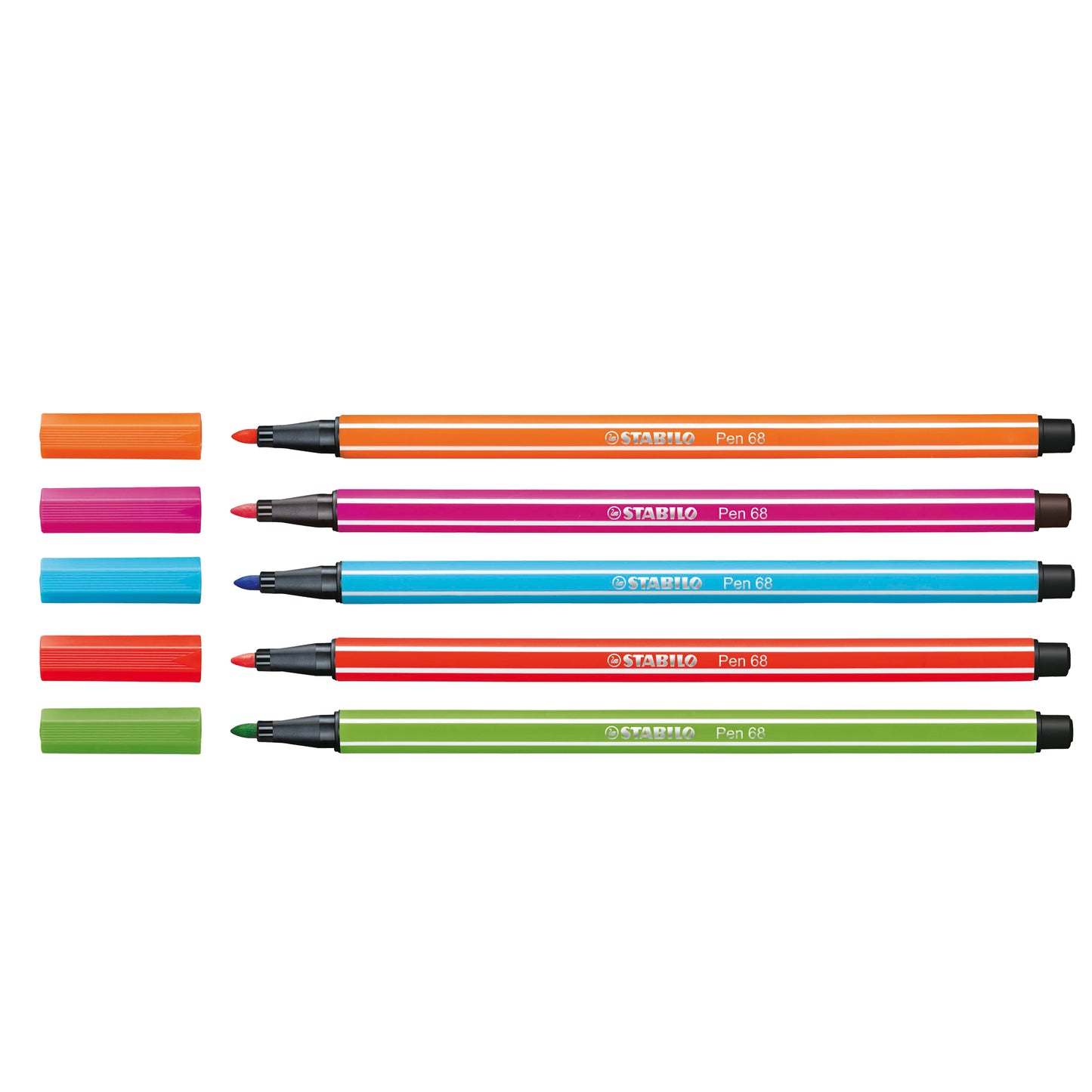 Pennarelli Pen 68 - colori assortiti - Stabilo - scatola in metallo 30 pezzi