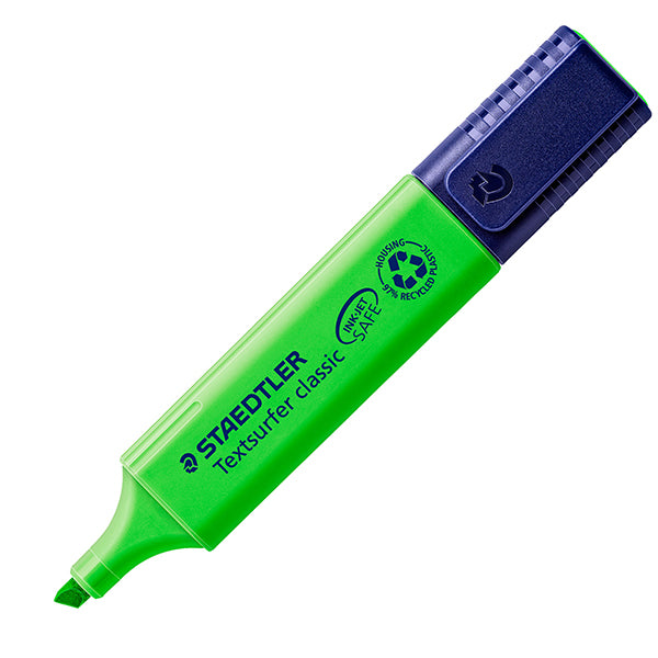 Evidenziatore Textsurfer Classic - punta a scalpello - tratto da 1,0-5,0mm - verde - Staedtler