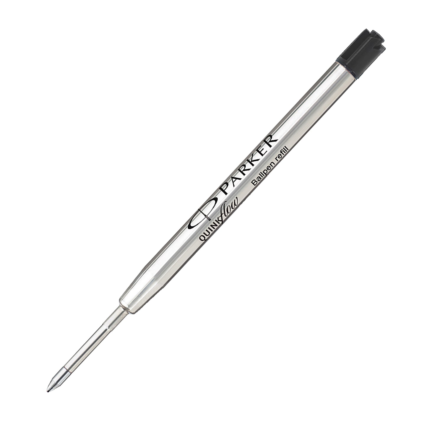 Refill sfera QuinkFlow - punta media - metallo - nero - Parker