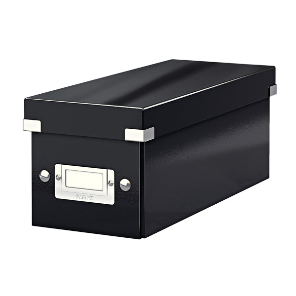 Scatola archivio Click & Store - per CD - 14,3 x 13,6 x 35,2 cm - nero - Leitz