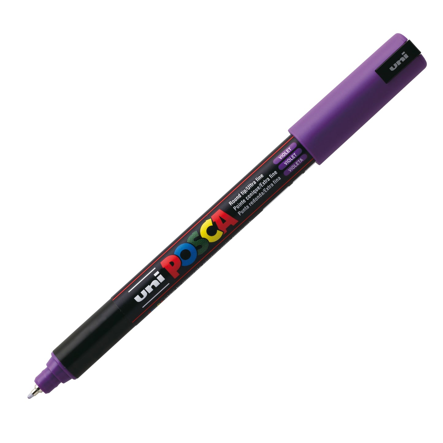 Marcatore a base d'acqua Uni Posca Pen PC1M - punta extra fine 0,7mm - viola - Uni Mitsubishi