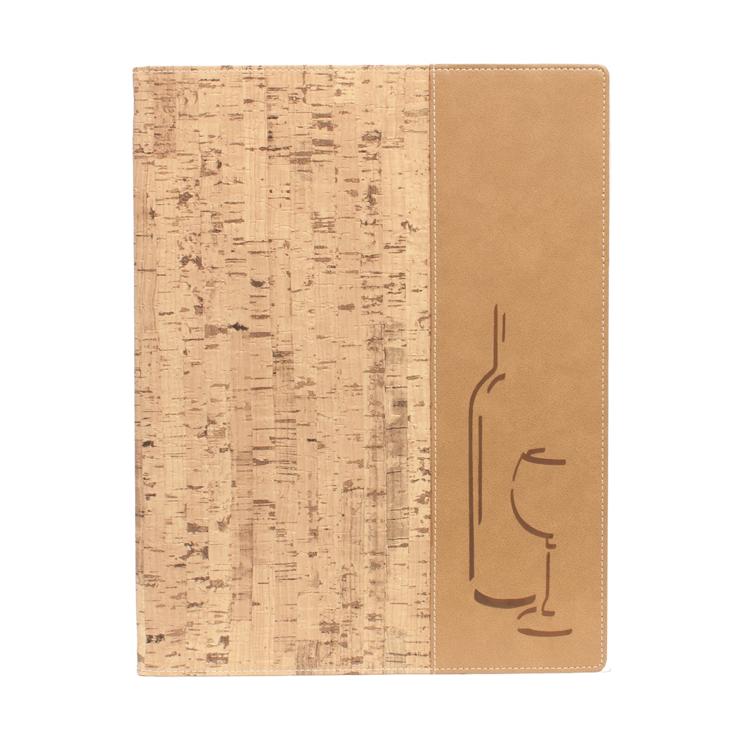 Carta dei vini Design - 1 inserto doppio incluso - A4 - 24 x 34 cm - sughero - Securit