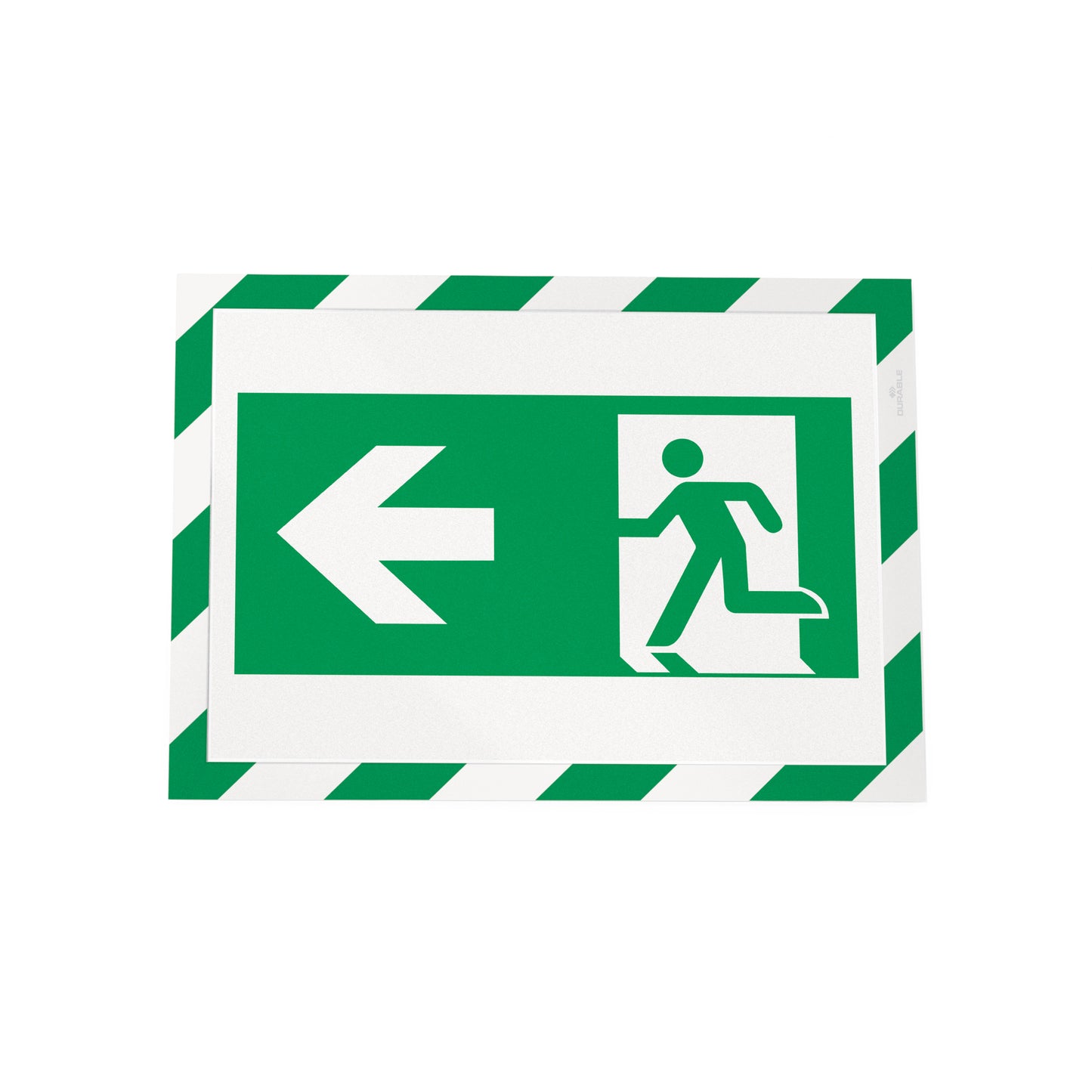 Cornice Duraframe Security - adesiva - pannello magnetico - A4 (21 x 29,7 cm) - verde/bianco - Durable