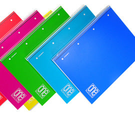 Maxiquaderno One Color PP - A4+- 5mm - 80 fogli - 80 gr - c/fori - spiralato - Blasetti