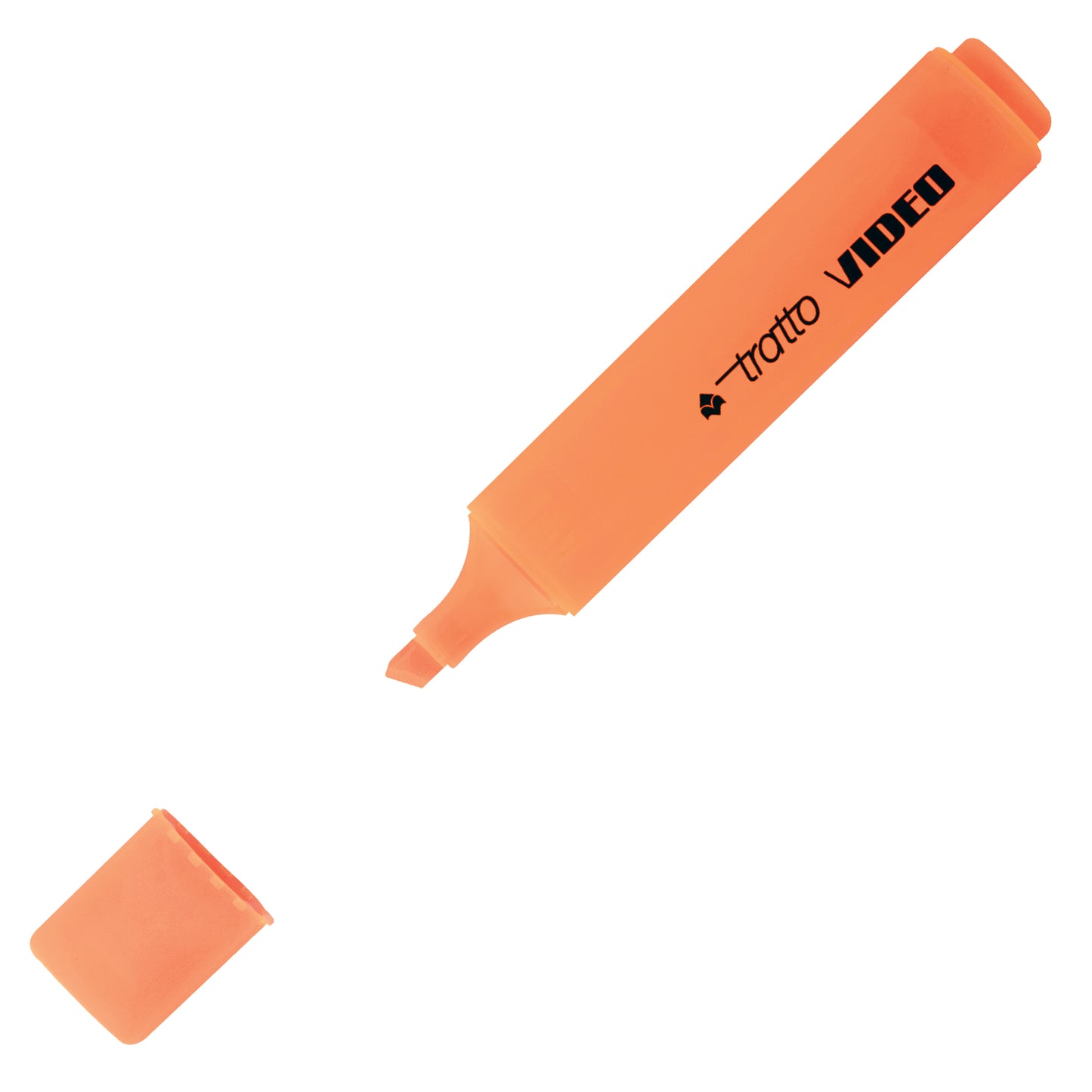 Evidenziatore Tratto Video - punta a scalpello - tratto da 1,0-5,0mm - arancio - Tratto
