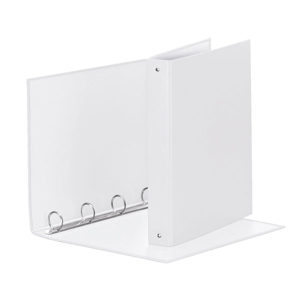 Raccoglitore Meeting - 22 x 30 cm - 4 anelli tondi 30 mm - dorso 4 cm - PP - bianco - Esselte