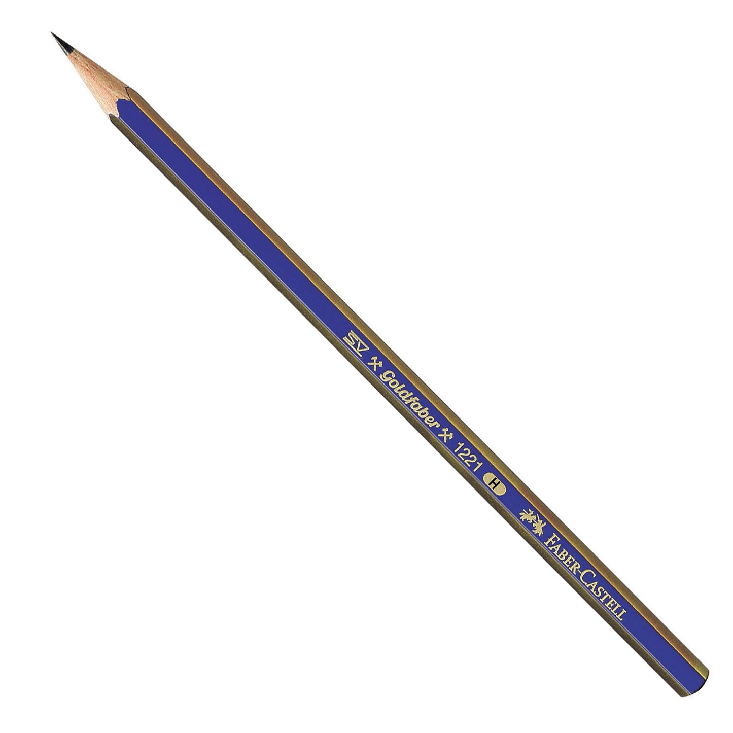 Matita in grafite Goldfaber 1221 - esagonale - gradazione H - Faber-Castell