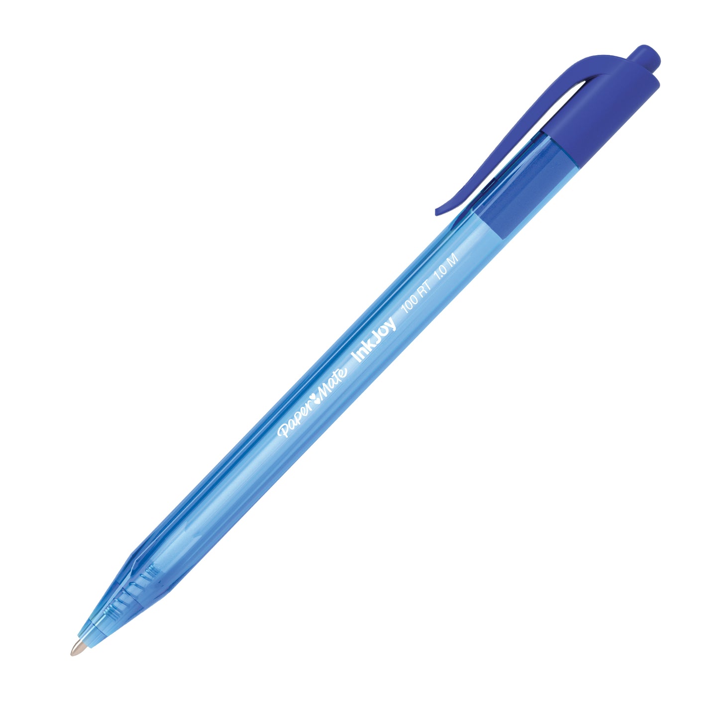 Penna a sfera a scatto Inkjoy 100 RT - punta 1,0mm - blu - Papermate