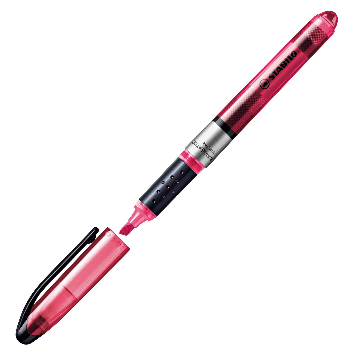 Evidenziatore Stabilo Navigator - punta a scalpello - tratto 1,00 - 4,00 mm - Stabilo - astuccio 4 pezzi