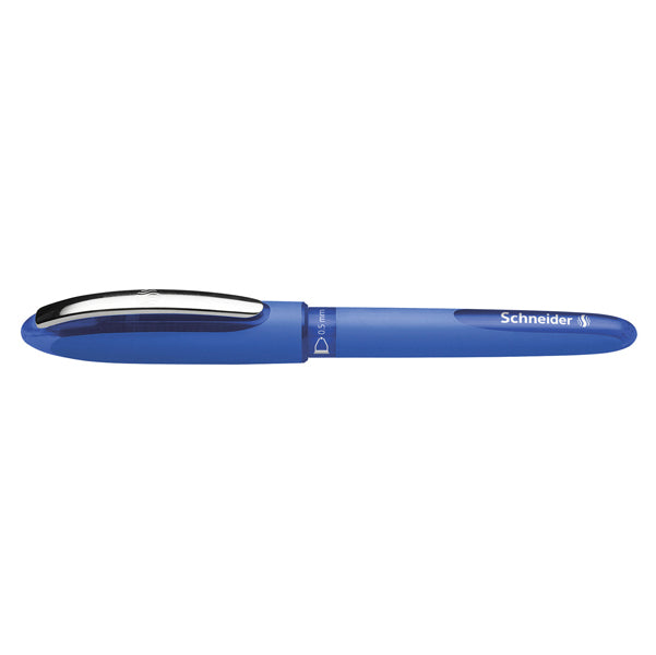Roller One Hybrid C con cappuccio - tratto 0,5mm - blu - Schneider