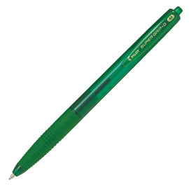 Penna a scatto Supergrip G - punta 1,0mm - verde - Pilot