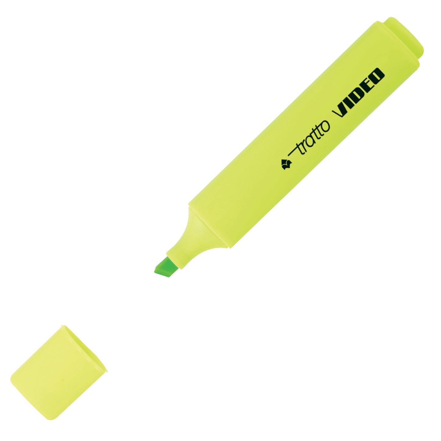 Evidenziatore Tratto Video - punta a scalpello - tratto da 1,0-5,0mm - lime - Tratto