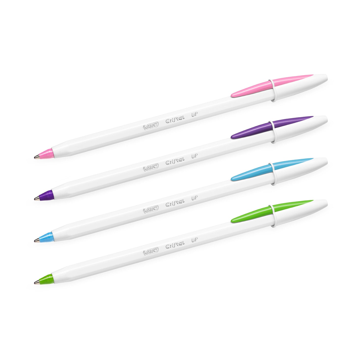 Penna a sfera Cristal Up con cappuccio - punta media 1,2mm - fun - Bic - conf. 20 pezzi