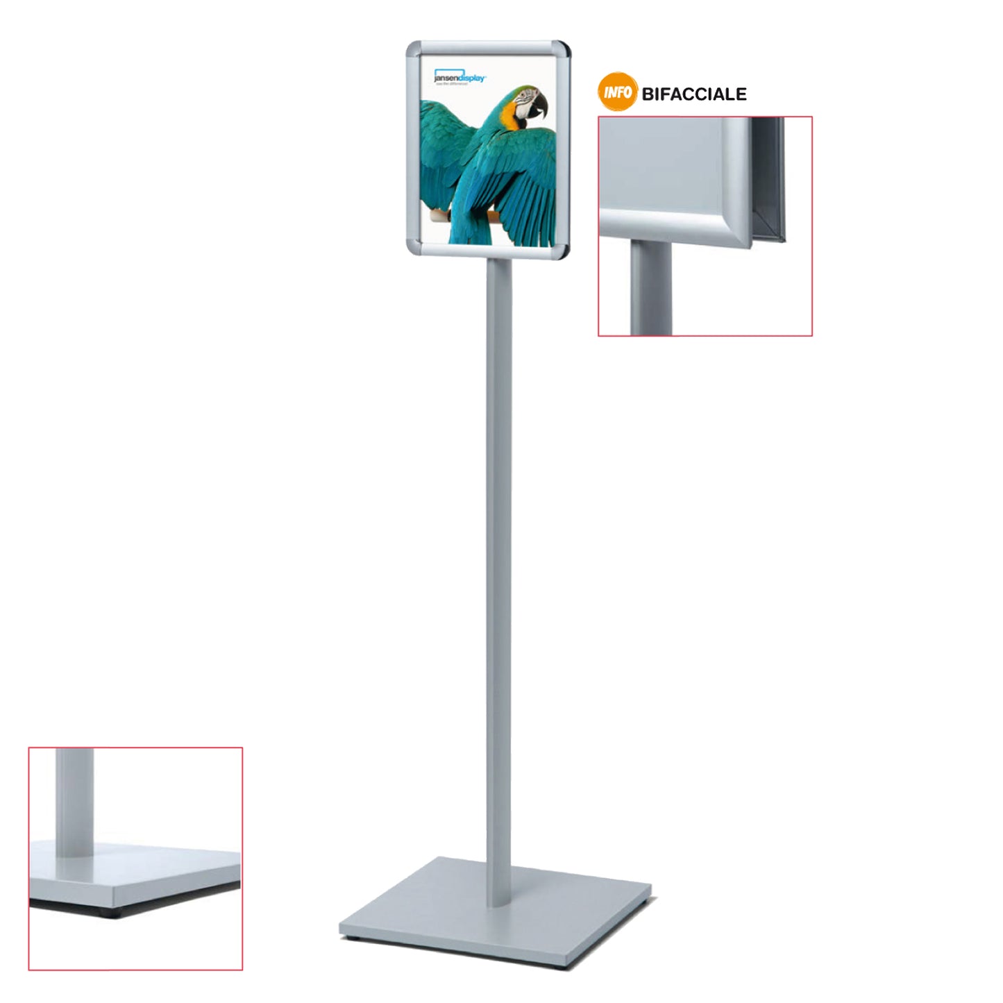 Display Catching Pole bifacciale - A4
