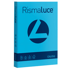 Carta Rismaluce - A4 - 90 gr - azzurro 55 - Favini - conf. 300 fogli