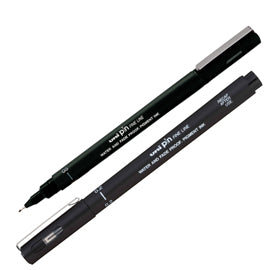Pin fineliner - punta 0,2mm - nero - Uni Mitsubishi