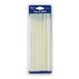 Colla termofusibile - in stick - lunghezza 20 cm - diametro 1,1 cm - Iternet - blister da 12 refill (227 gr)