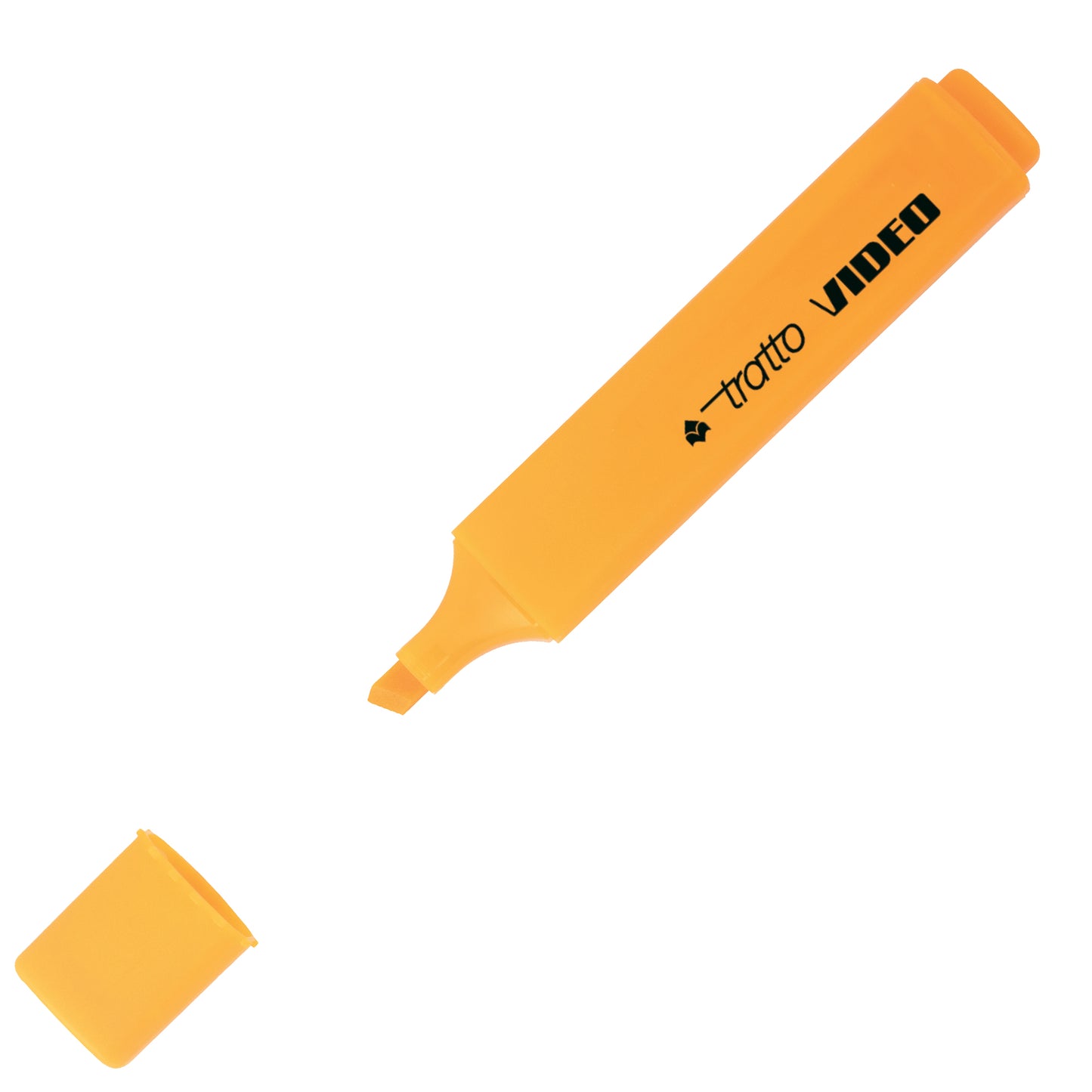 Evidenziatore Tratto Video pastel - punta a scalpello - tratto da 1,0mm-5,0mm - arancione pastel- Tratto