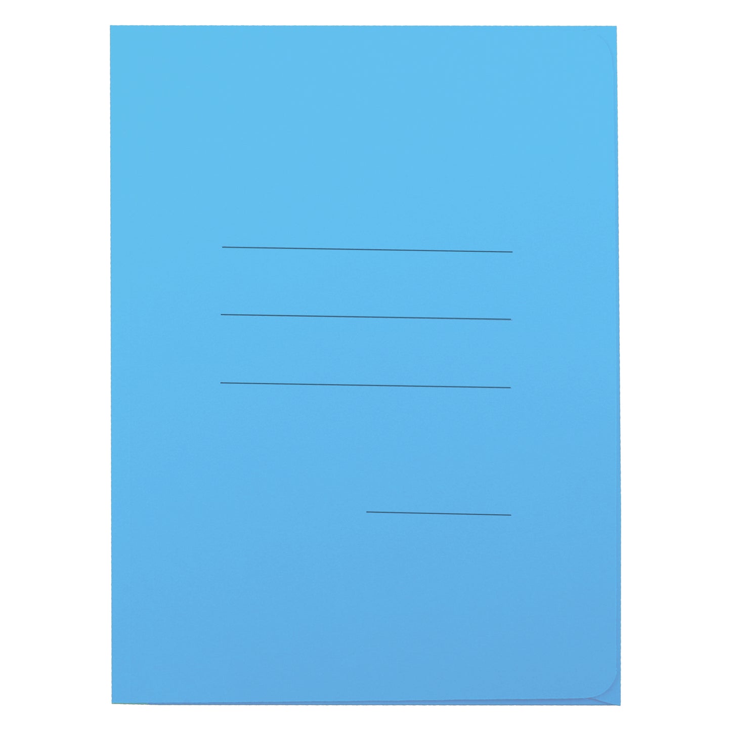 Cartellina 3 lembi con stampa Cartex - 200 gr - A4 - celeste - Blasetti - conf. 25 pezzi