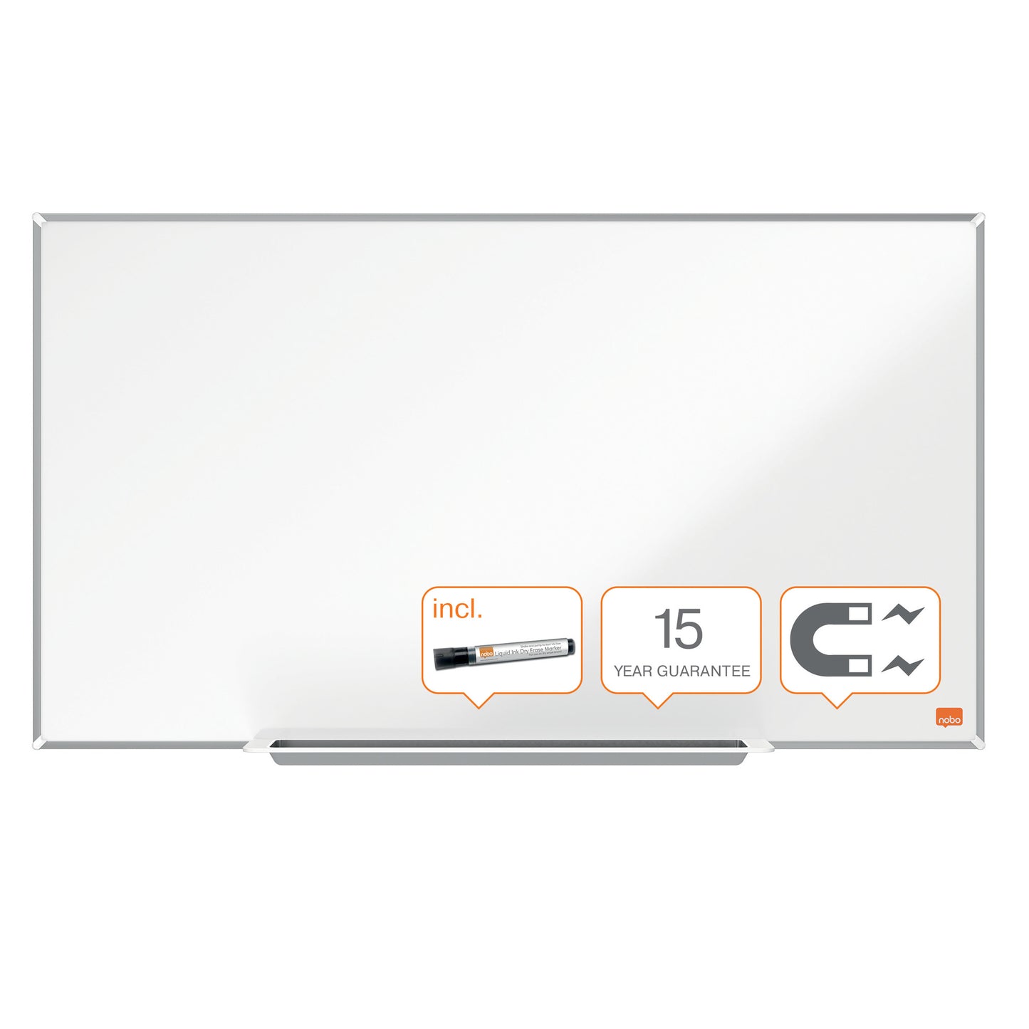 Lavagna bianca magnetica Impression Pro Widescreen - 40 x 71 cm - 32" - Nobo