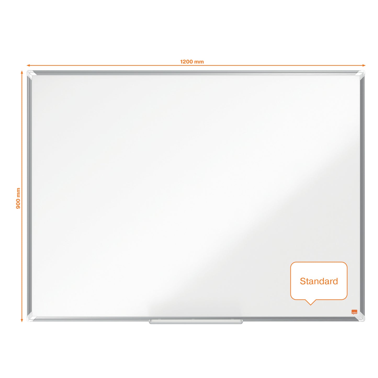 Lavagna bianca magnetica Premium Plus - 90 x 120 cm - Nobo