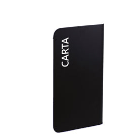 Etichetta adesiva raccolta differenziata - con stampa "CARTA" - 4,5 x 18 cm - vinile - bianco opaco - Medial