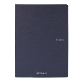 Maxiquaderno Ecoqua original PM - A4 - 1 rigo - 40 fogli - 90gr - blu scuro - Fabriano