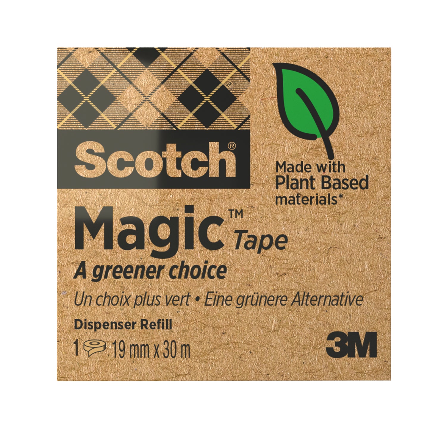 Nastro adesivo Magic 900 - 19 mm x 30 m - acrilico - trasparente - Scotch