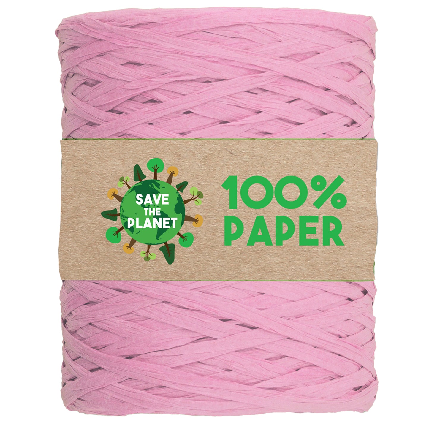 Nastro Rafia - 100 m - carta - rosa 05 - Brizzolari