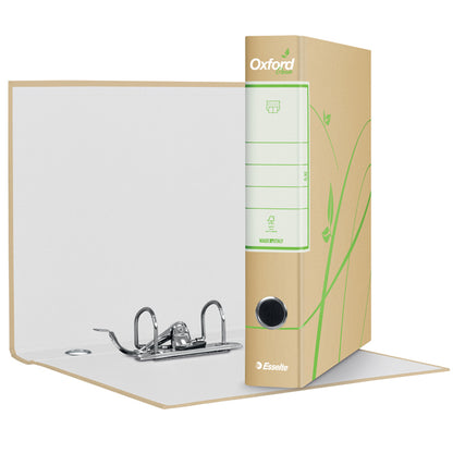 Registratore Oxford Green G82 - dorso 5 cm - commerciale 23 x 30 cm - avana - Esselte