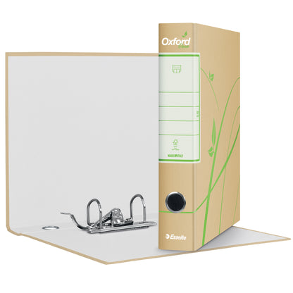 Registratore Oxford Green G82 - dorso 5 cm - commerciale 23 x 30 cm - avana - Esselte