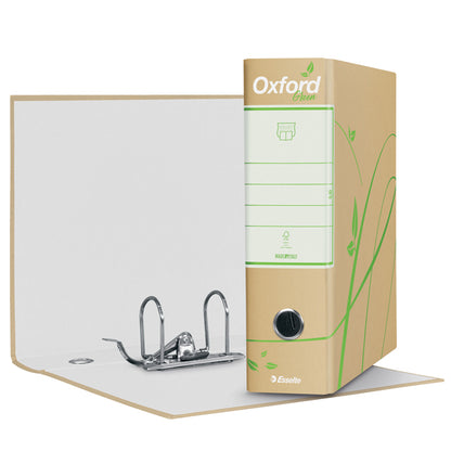 Registratore Oxford Green G83 - dorso 8 cm - commerciale 23 x 30 cm - avana - Esselte