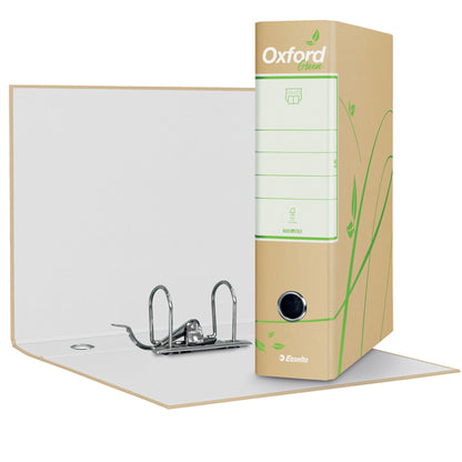 Registratore Oxford Green G85 - dorso 8 cm - protocollo 23 x 33 cm - avana - Esselte