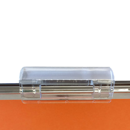 Cartella sospesa Silver - cassetto - interasse 39 cm - fondo V - 31,2 x 25 cm -  arancio - Bertesi