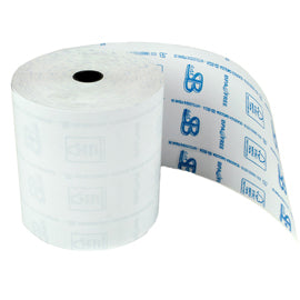 Rotolo registratore cassa - 57,5 mm x 30 m - 55 gr - diametro esterno 50 mm - anima 12 mm - carta termica BPA free - Sabacart - blister 10 pezzi