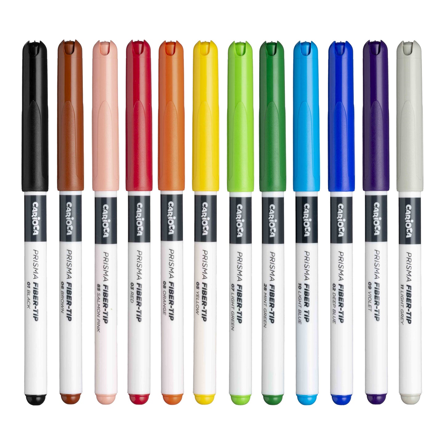 Pennarello Prisma ad acqua- punta 3,7 mm - colori assortiti - Carioca Plus - conf. 18 pezzi
