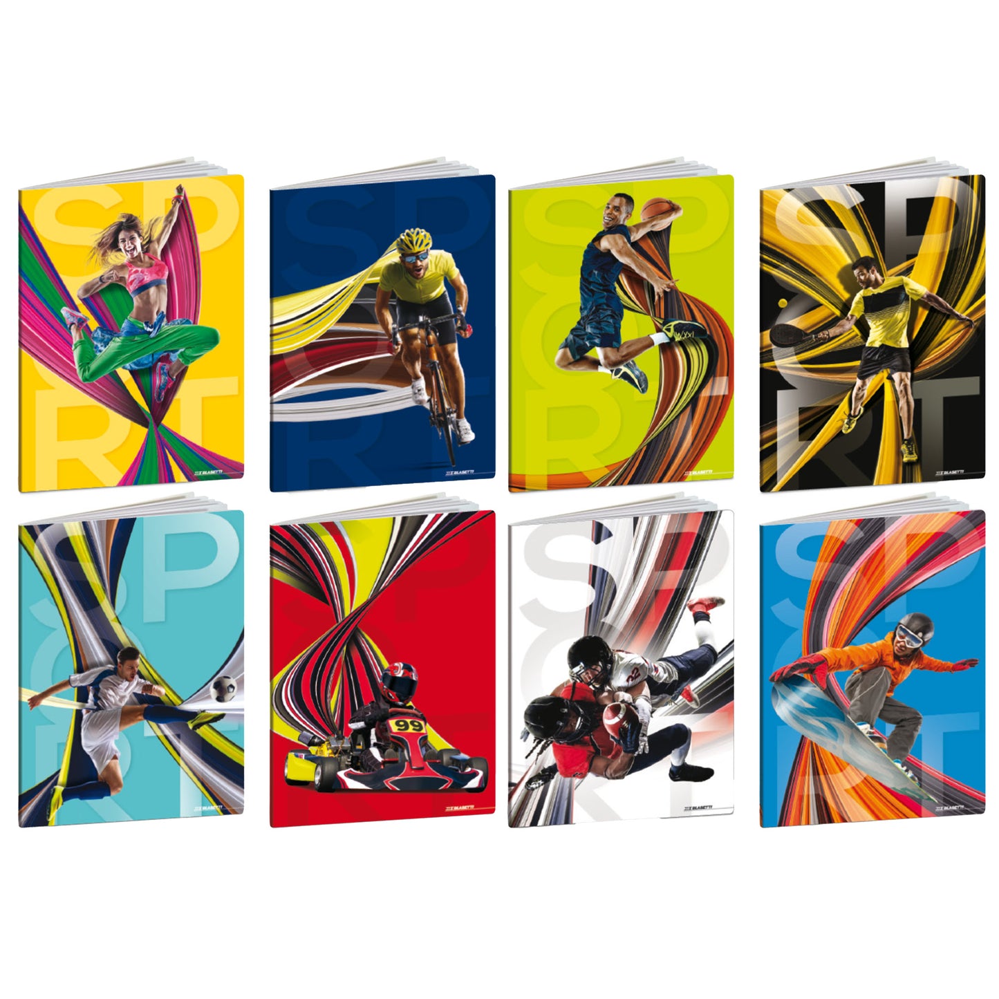 Maxiquaderno Sport  - A4 - 4 mm - c/margine - 20+1 fogli - 80 gr - Blasetti