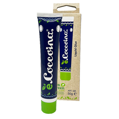 Colla liquida eCoccoina - green - in blister - 50 gr - trasparente - Coccoina