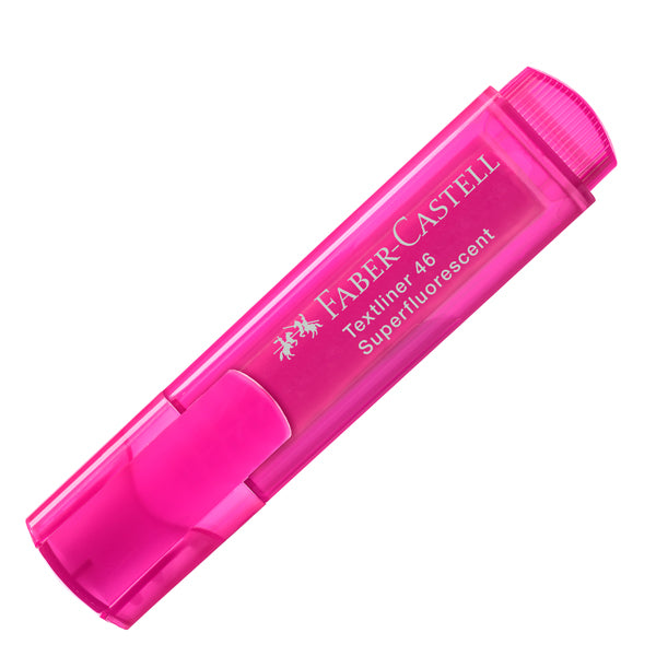 Evidenziatore Textliner 46 - punta a scalpello - tratto 1,0-3,0-5,0 mm - colori assortiti - Faber-Castell - deskset 24 pezzi