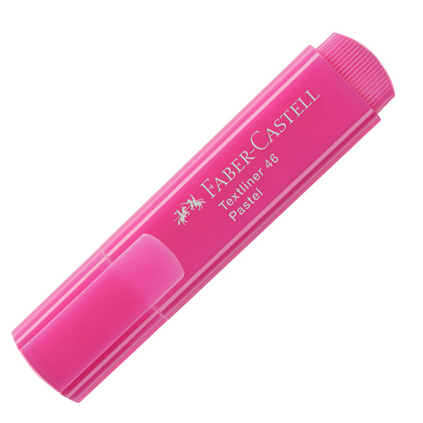 Evidenziatore Textliner 46 - punta a scalpello - tratto 1,0-3,0-5,0 mm - colori assortiti - Faber-Castell - deskset 24 pezzi