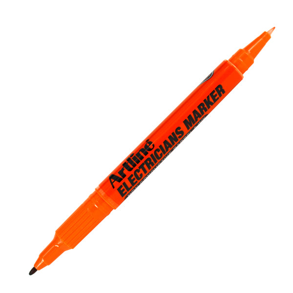 Marcatore permanente - per elettricisti - a doppia punta 0,4-1,0 mm - arancione - Artline