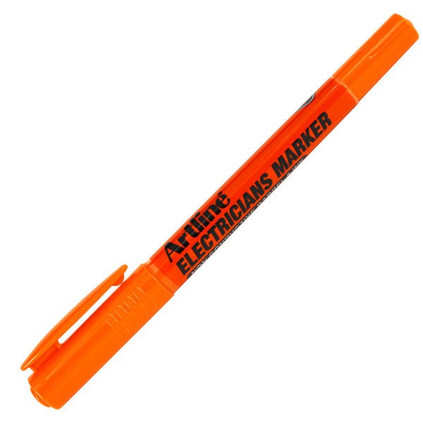 Marcatore permanente - per elettricisti - a doppia punta 0,4-1,0 mm - arancione - Artline
