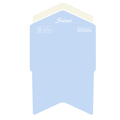 Busta Busta Silver FSC - senza finestra - gommata - 11,4 x 16,2 cm - 80 gr - bianco - Pigna Envelopes - conf. 500 pezzi